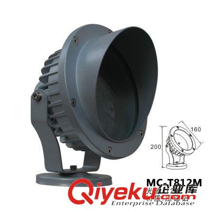 led射灯 特价12w/15w160mm 斜口led投射灯外壳 景观灯外壳 照树灯外壳