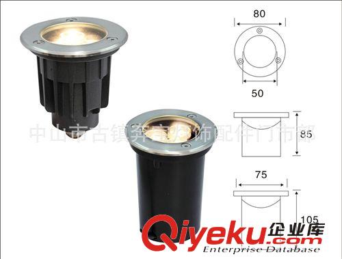 LED埋地灯 批发供应3W暖白光LED埋地灯