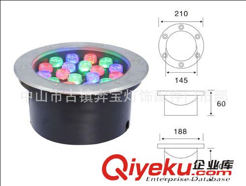 LED埋地灯 批发供应18W RGB LED埋地灯