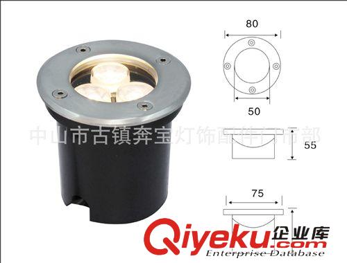 LED埋地灯 批发供应3W暖白光LED埋地灯