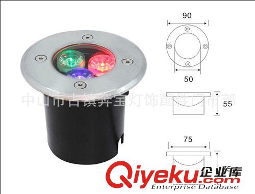 LED埋地灯 批发供应3W RGB LED埋地灯