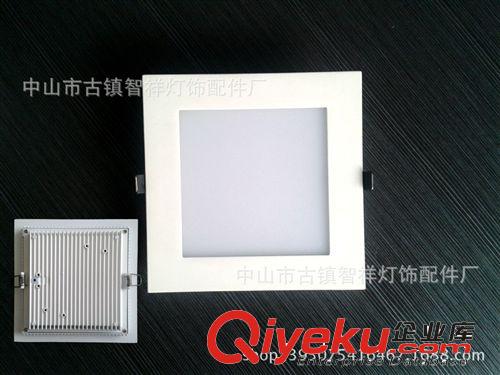 》LED正 底发光面板灯 大量现货LED正发光面板灯 6W底发光 方形压铸筒灯 110天花灯配件