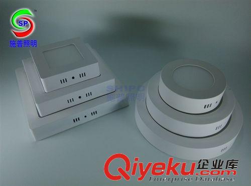 明装面板灯 {zx1}圆形300明装面板灯套件 24W 12寸明装LED天花灯 面板灯套件