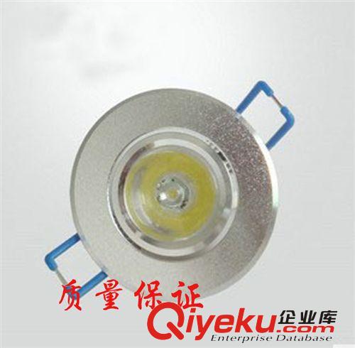 LED天花灯 LED 1W天花灯 直径68mm(大透镜沙银）酒柜 橱窗 展柜专用