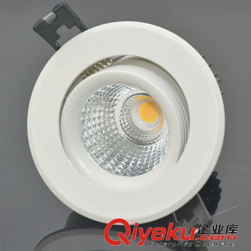 LED COB天花灯 齐瀚COB光源 9W 开孔75MM  LED 射灯 COB天花灯射灯