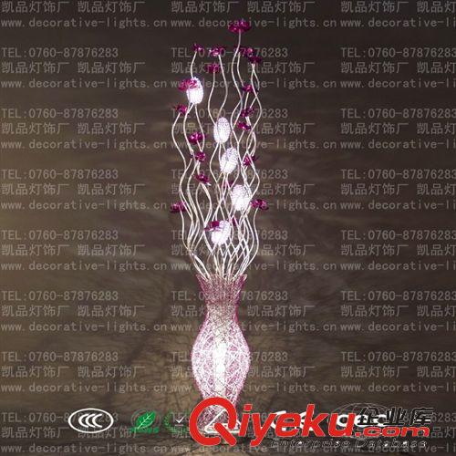 婚庆装饰灯Wedding decorative li 铝线铝丝落地灯艺术花瓶装饰工艺灯Aluminum floor lamp中山古镇