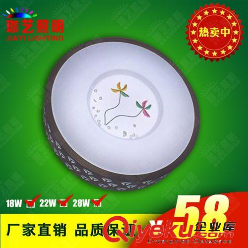 LED吸顶灯 LED吸顶灯圆形现代简约大气卧室灯温馨吸顶灯餐厅灯客厅书房灯