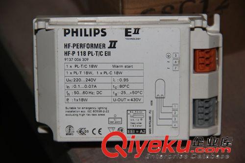 飞利浦照明特价清仓 插管 HF-P PLC/T 1*18W {gx}电子镇流器