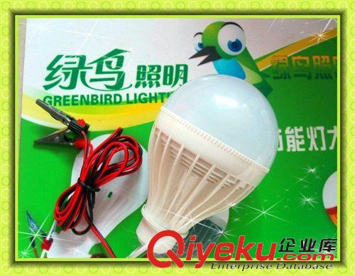 12V48V塑料led球泡灯9W  低压12V电瓶灯泡 夜市led灯 超亮应急灯