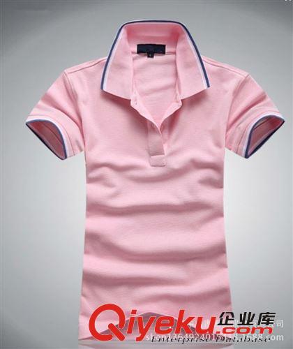 短袖翻领时尚polo女士/促销广告宣传polo衫定做/polo衫生产厂家