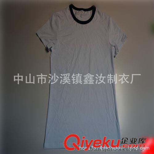 厂家定制拉架棉男式短袖体恤 订做时尚空白广告衫 文化衫圆领T恤