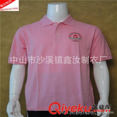 厂家订做空白欧码POLO衫 定制男装短袖翻领广告衫混批 工作厂服