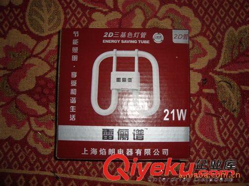 【上海焰朗】广东中山厂家直供彩包装蝶形2D21W三基色荧光粉灯管