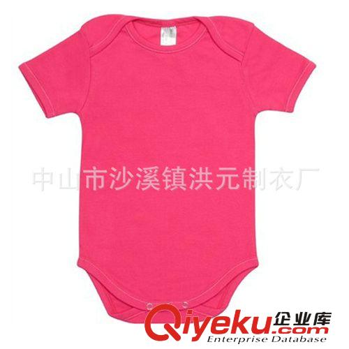 厂家供应童装外贸原单婴幼儿新生儿三角爬服 定做男女童装连体衣