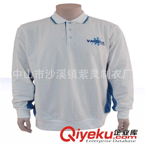 厂家直销秋季长袖吸湿排汗足球运动POLO衫
