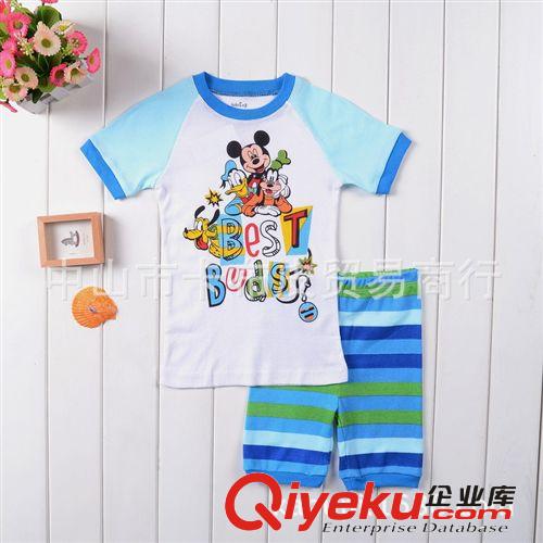 disney迪士尼中小男童短袖套装/纯棉GAP家居服 外贸品牌工厂直销