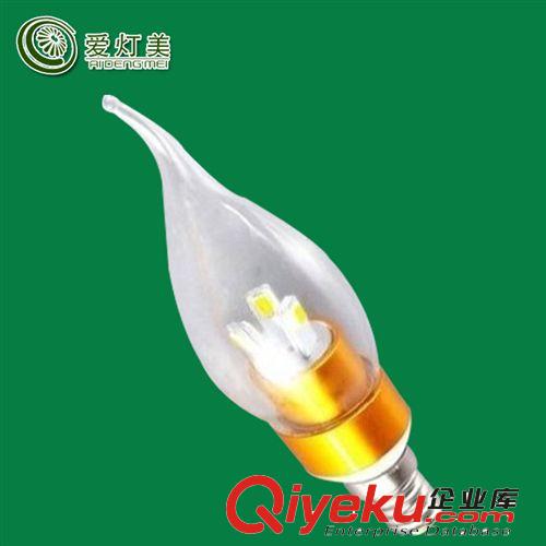 生产销售 led尖泡球泡灯3w 新款高品质led球泡灯 量大价优