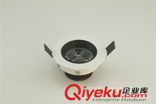 厂家直销黑白天花灯外壳 LED天花灯外壳 LED天花灯 3W天花灯外壳