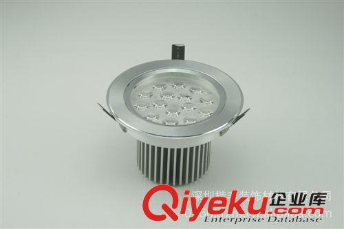 15W车铝LED天花灯外壳配件 LED灯具外壳套件 LED筒灯外壳配件