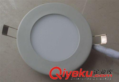 供应直径120mm  6w 圆形压铸面板灯，LED超薄面板灯成品