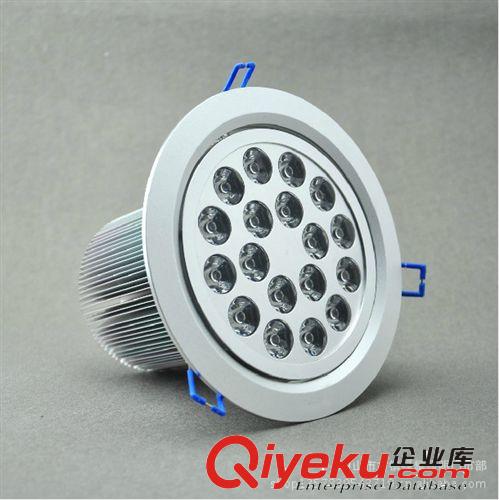 禄耀拉丝银/金18W优质LED天花灯大功率家居室内灯具筒灯商照照明
