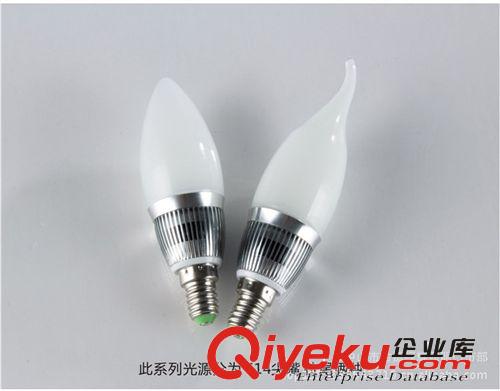 禄耀LED大功率蜡烛泡3W,E14/E27罗头220V高品质高质量尖泡，灯泡