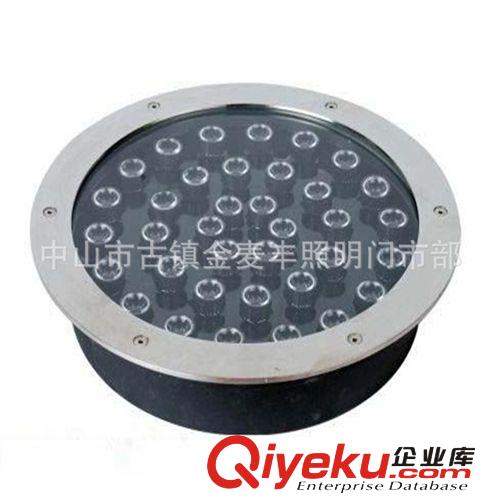 厂家供应大功率LED地埋灯/带散热片 散热好 RGB 36W 直径300mm
