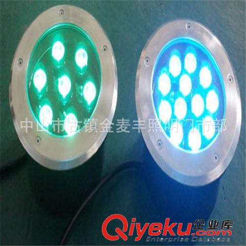 【厂家供应】大功率LED地埋灯 LED户外亮化灯具 圆形地埋灯7W