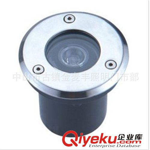 LED大功率1W埋地灯 220V直径65mm 广场 园林 道路阶梯投射灯