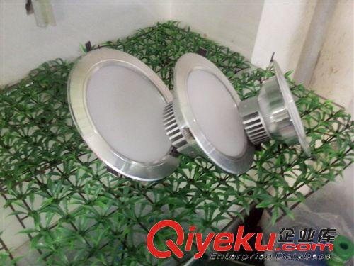 4寸 高档厚料LED筒灯外壳套件 9W筒灯外壳 高光面环LED筒灯