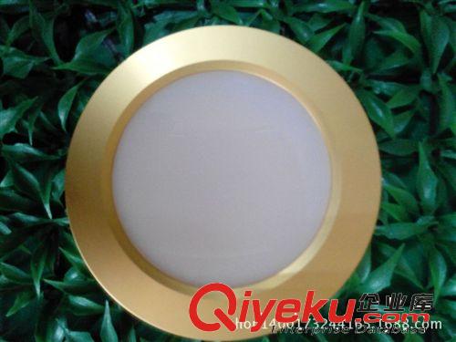 2.5寸LED连体筒灯金色外壳