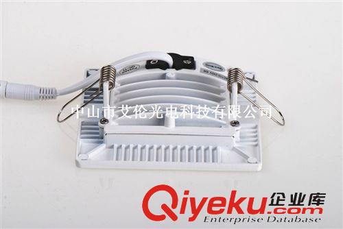 供应155*155*35mm方形LED平板灯外壳＋导光板＋扩散板/灯具配件