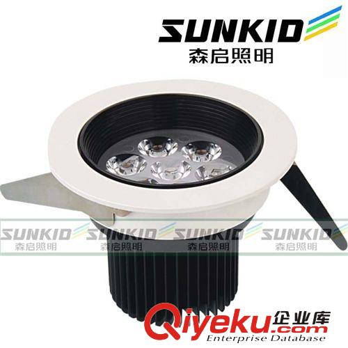led射灯 7wled天花灯 led天花灯筒灯珠宝柜台灯 防眩光连体透镜
