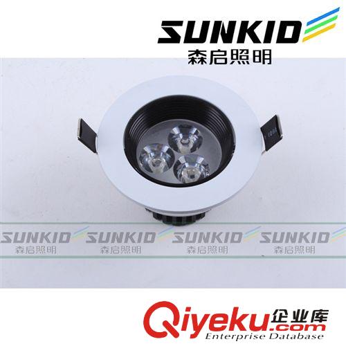 足料好用超值3wLED射灯 服装店背景墙灯 led天花灯  精工车铝全套
