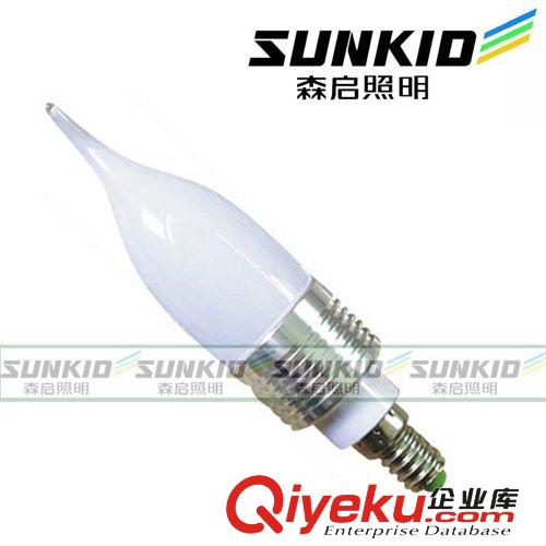 水晶灯蜡烛灯泡光源  led 节能灯泡 3W尖泡拉尾泡 LED节能光源