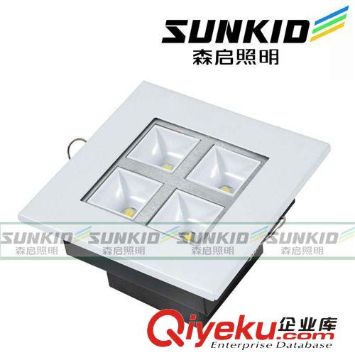 LED格子灯 4W LED方形天花灯 白色暗装厨卫灯 格栅灯 led吸顶灯