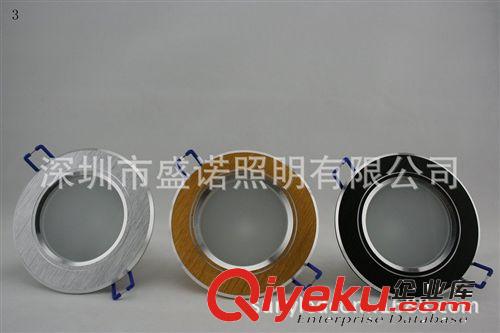 LED 2.5寸筒灯 3W SMD5730贴片高亮,多种颜色面环