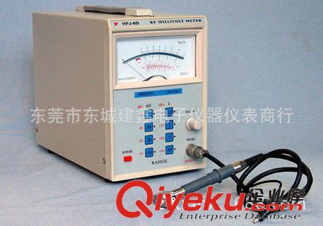 供应无仪HFJ-8D射频毫伏表1kHz-1000MHz， 0.8mV～10V(图)