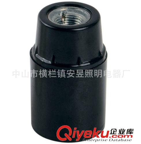 灯头 灯座 E12电木自锁光身金属牙 电木灯头厂家供应