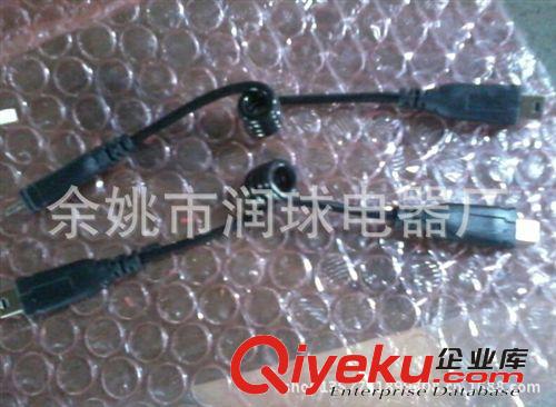 大量加工USB弹弓线 DC弯头弹弓线 弹簧线加工