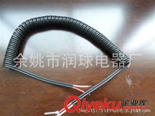 厂家直产直销PU弹簧线 PVC弹弓线 扁平电话螺旋线