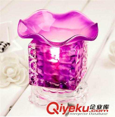 批发C款爆四方格香薰灯 欧式玻璃台灯 精油灯