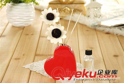 厂家直销流花坊 20ML红色金边香薰 室内空气香薰 无火香薰瓶