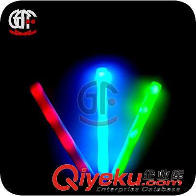深圳厂家专业生产led发光棒|七彩发光泡沫棒|40cm发光led泡沫棒