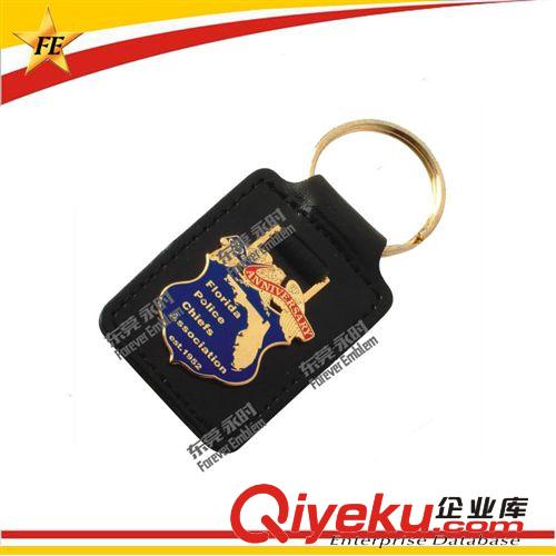 定制各种出口真皮钥匙圈，商务礼品{sx}，缝制精细，色彩饱满牢固
