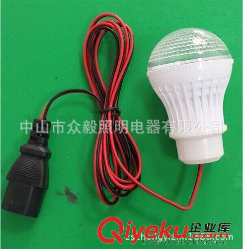 Led 12v球泡 直流led灯泡 地摊照明灯具 夜市灯 太阳能led灯泡