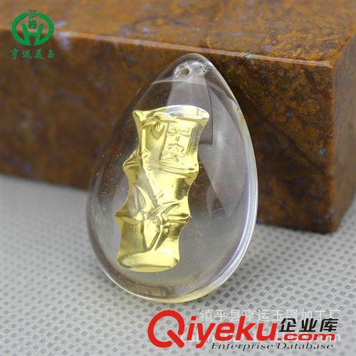 xx水晶金镶节节高玉吊坠 马年热销玉器饰品 热销地摊玉器批发