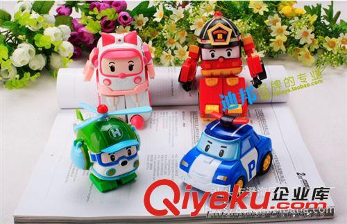 热销ROBOCAR POLI 变形机器人超能变形金刚 益智玩具 四款混装