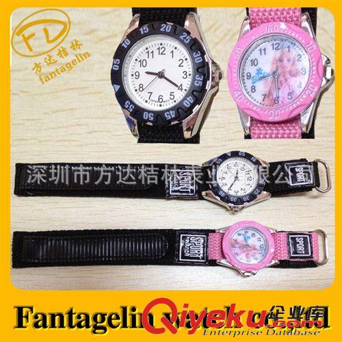 供应尼龙带卡通手表 夜光卡通表  小孩运动表