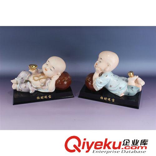 厂家销售 高温唐彩xxxx小沙弥 陶瓷佛像摆件